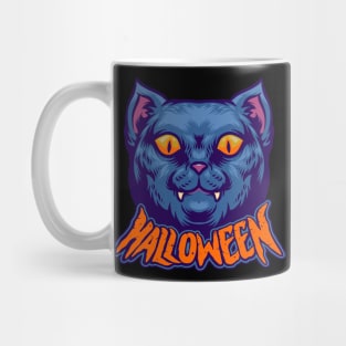 halloween cat jack lantern funny Mug